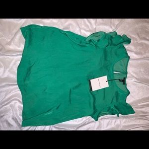 flutter sleeve blouse